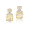 Lightening In A Square Earrings