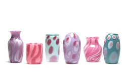 Lilac & White Vase