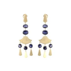 Maya Iolite Earrings