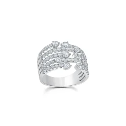 Medium Diamond Cage Ring