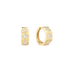 Medium Diamond Ecrou Earring