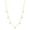 Medium Floating Diamond Necklace