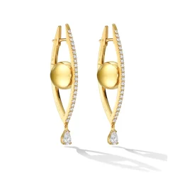 Medium Reflection Hoop Earrings