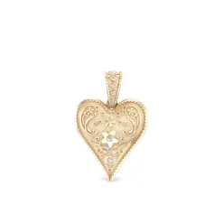 Medium Southwestern Heart Charm