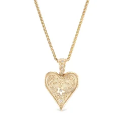 Medium Southwestern Heart Charm