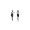 Monroe Totem Studs - Blue Sapphire