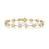 Multi-Shape Diamond Wire Bracelet