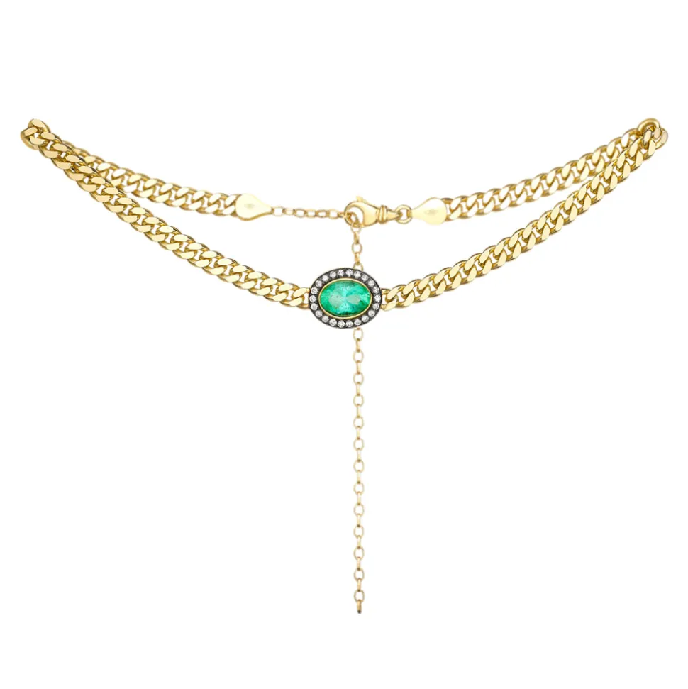Muzo Emerald Oval Choker