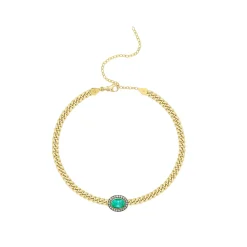 Muzo Emerald Oval Choker