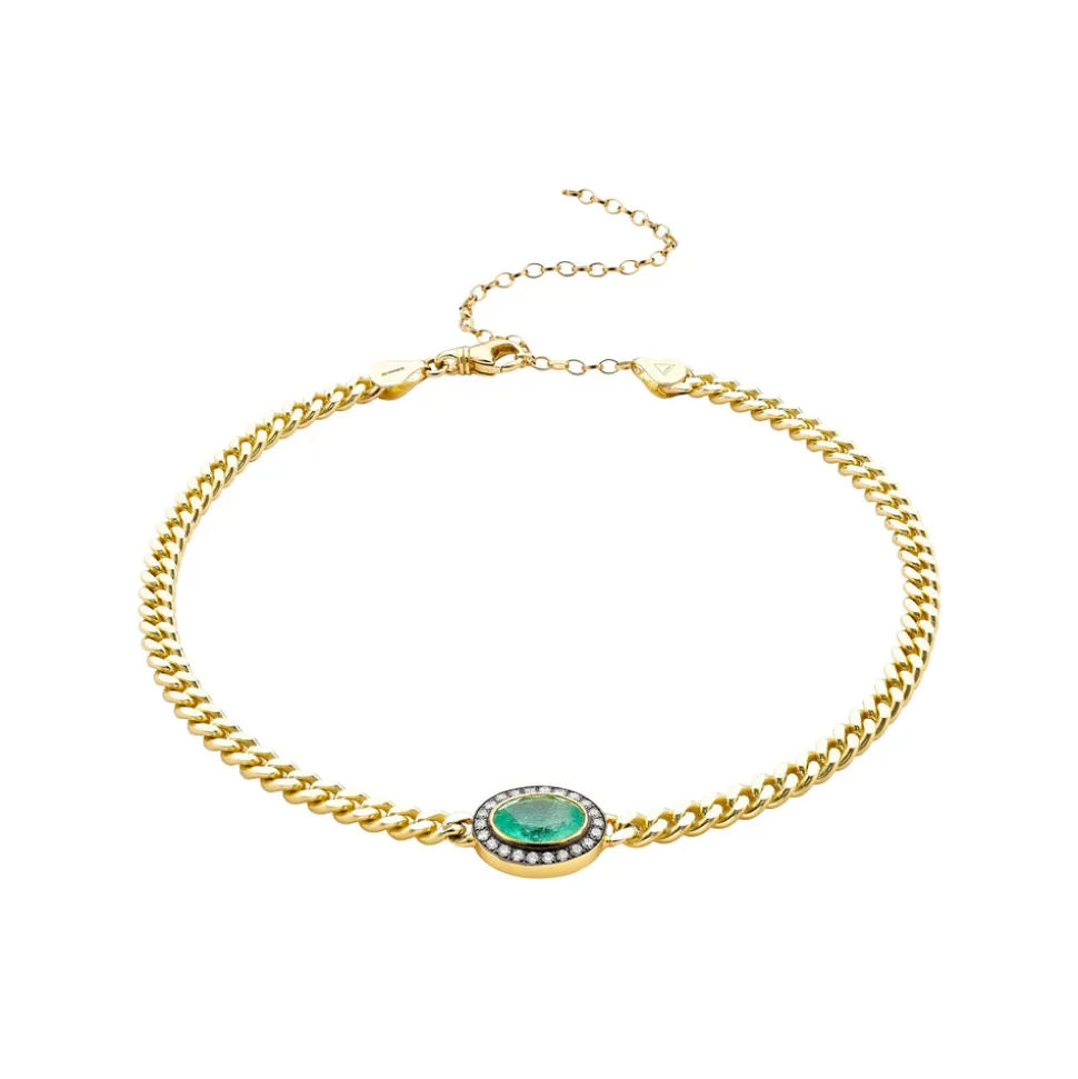 Muzo Emerald Oval Choker