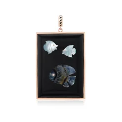 One-of-a-Kind Onyx Fish Tank Pendant