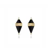 Onyx Pietra Studs