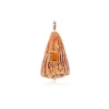 Orange Conus Shell with Citrine