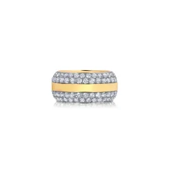 Ouro Diamond Band Ring