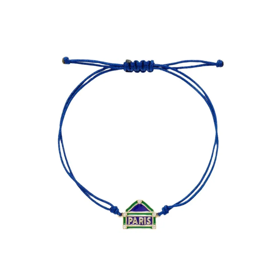 Paris Rive Blue Cord Bracelet
