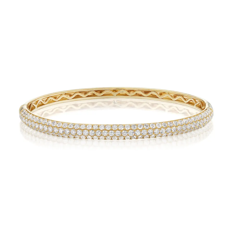 Pave Diamond Bangle
