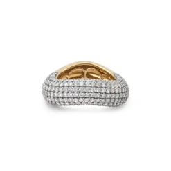 Pave Diamond Illusion Ring
