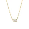 Pear Diamond Solitaire Pendant