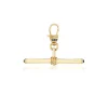 Plain Gold T-Bar Pendant with Anchor