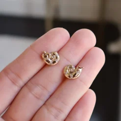 Poseidon Getaway Shell Mini Stud Earrings