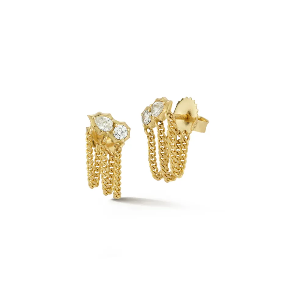 Posey Chain Loop Earrings