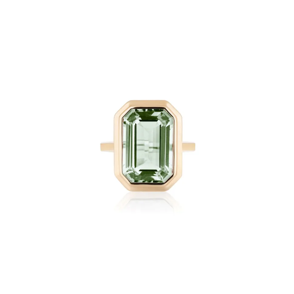 Prasiolite Ring