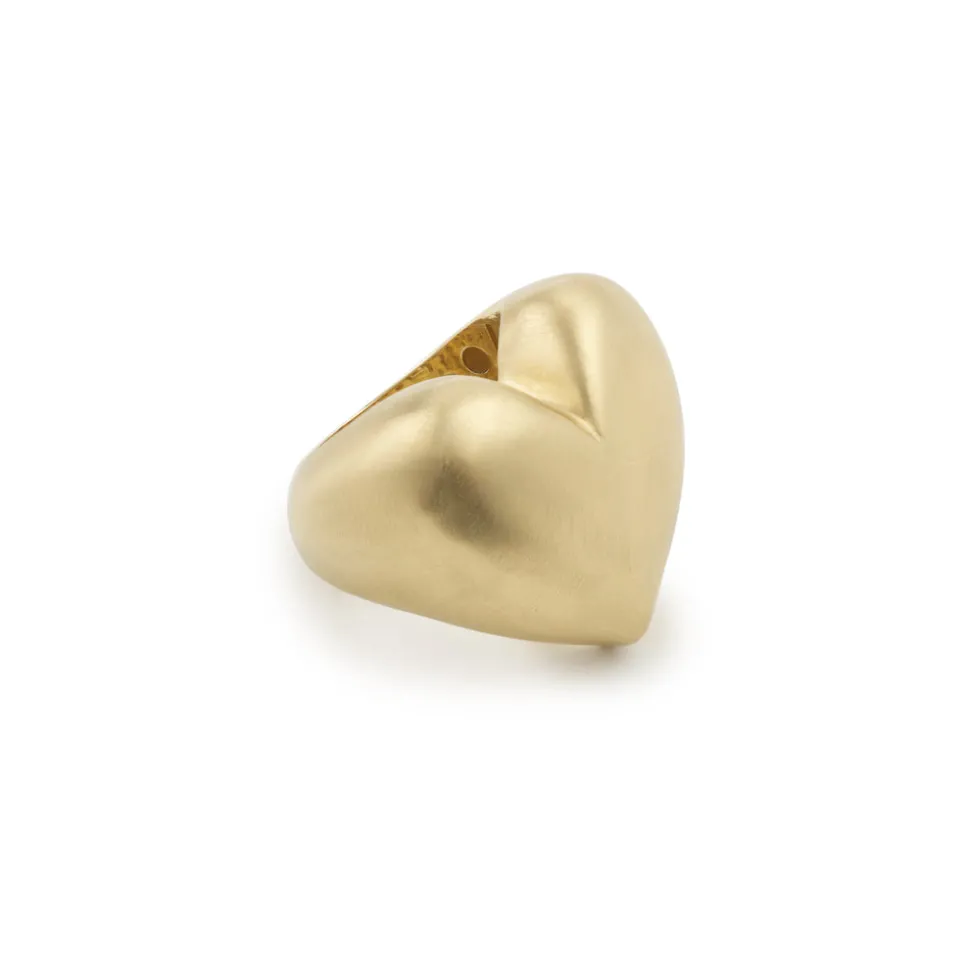 Puffed Heart Ring