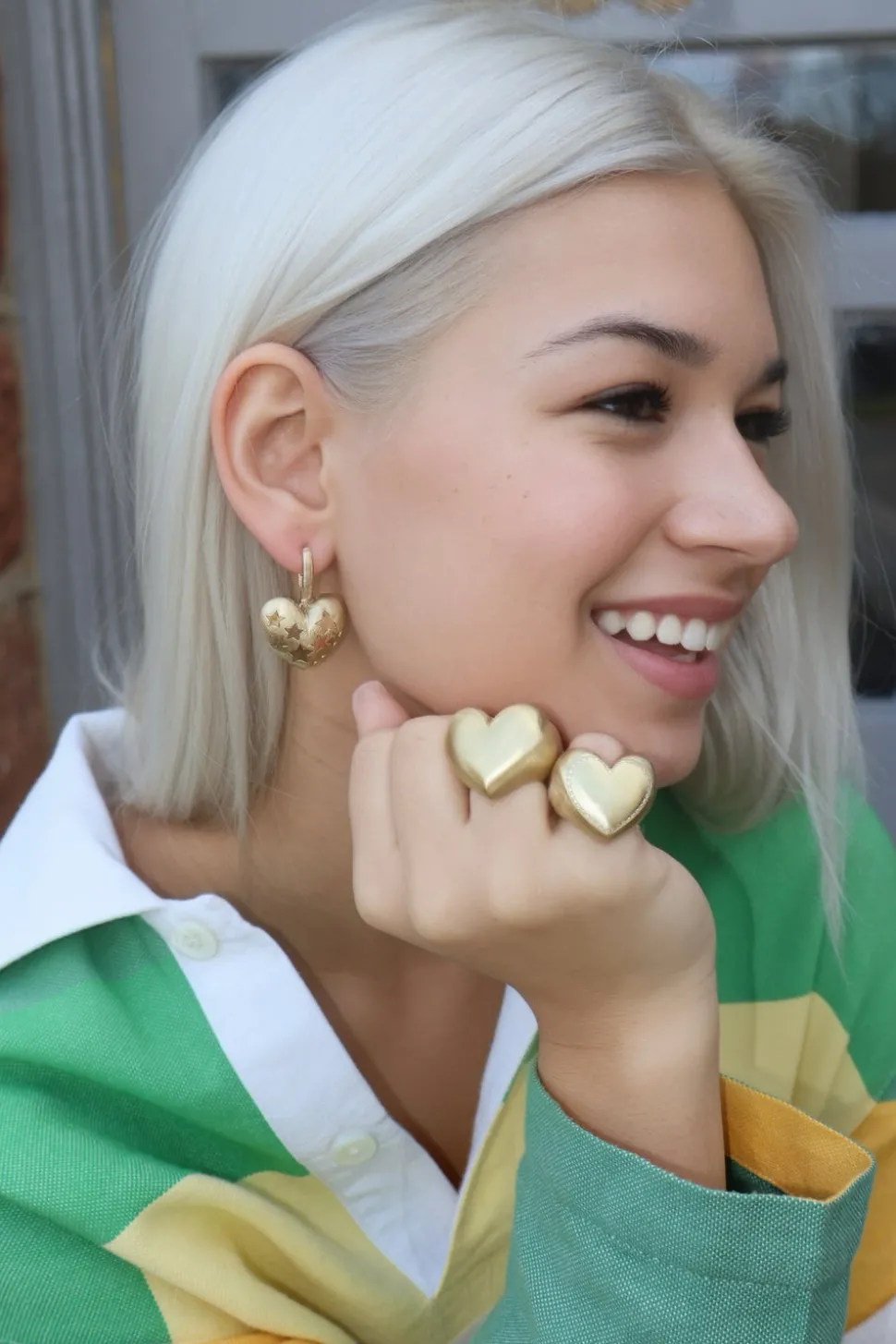 Puffed Heart Ring