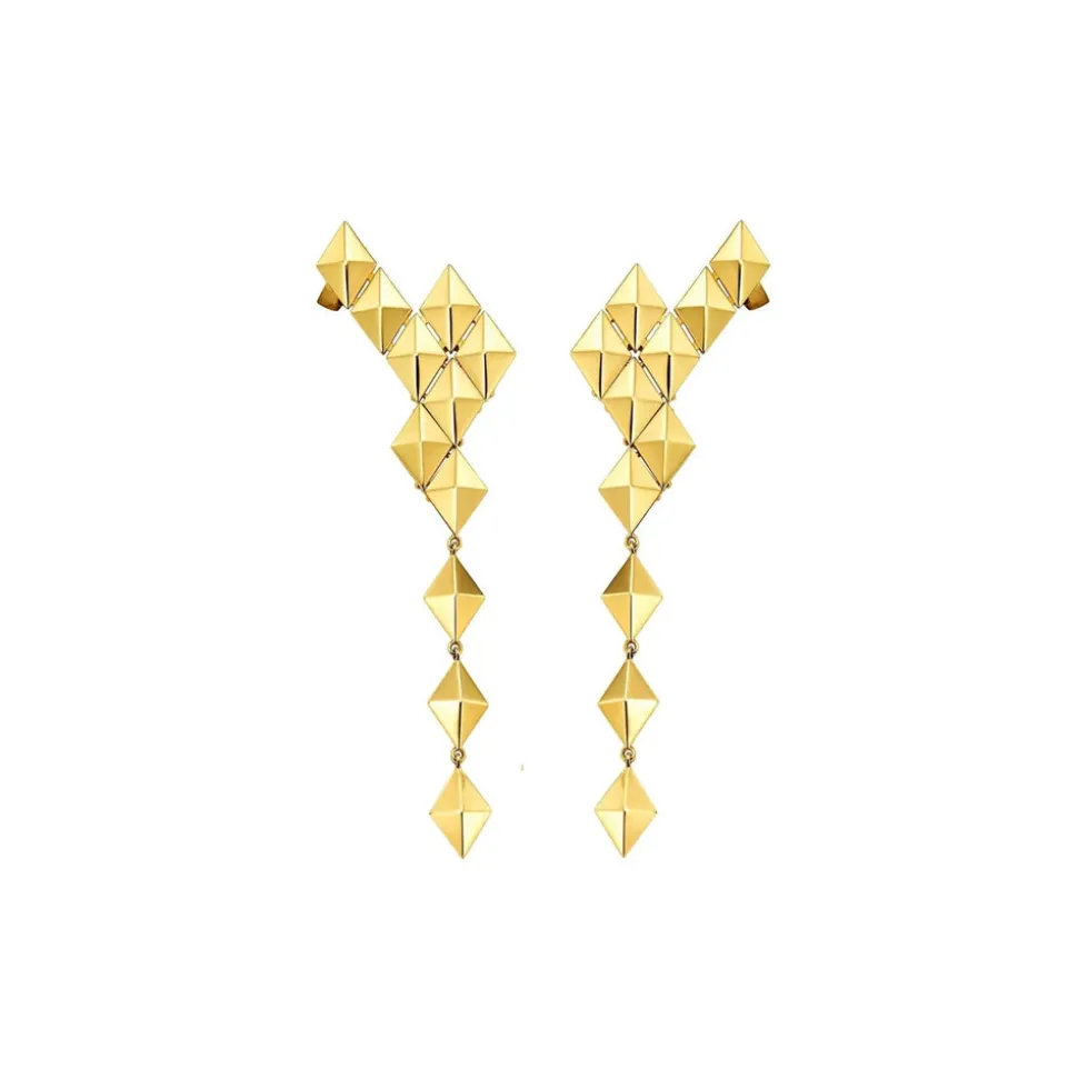 Python Drop Climber Earrings