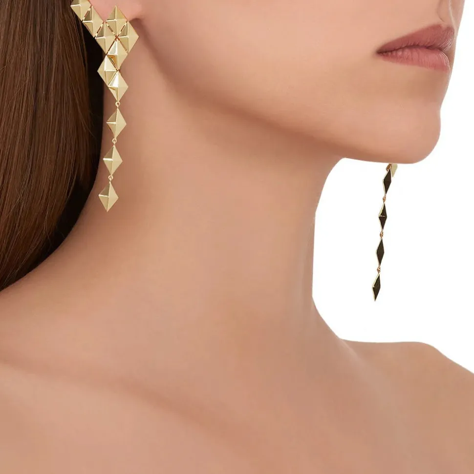 Python Drop Climber Earrings