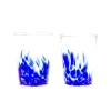 Royal Blue/ Transparent Tumbler Set