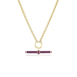 Ruby T-Bar Pendant