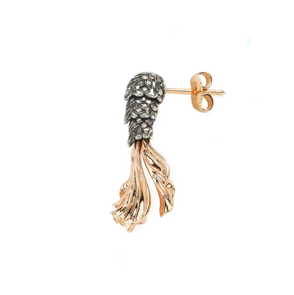 Single Mermaid Splash Earring
