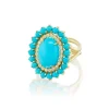Sleeping Beauty Turquoise Cabochon Ring