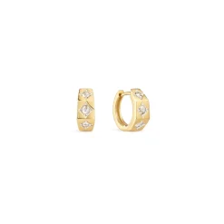 Small Diamond Ecrou Earrings