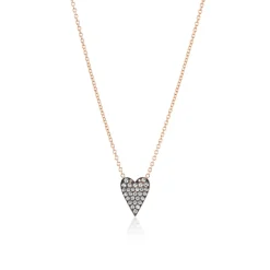 Small Diamond Heart Necklace