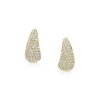 Small Diamond Pave Claw Earrings