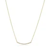 Small Diamond Smile Necklace