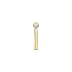Small Hoop Ball Earrings