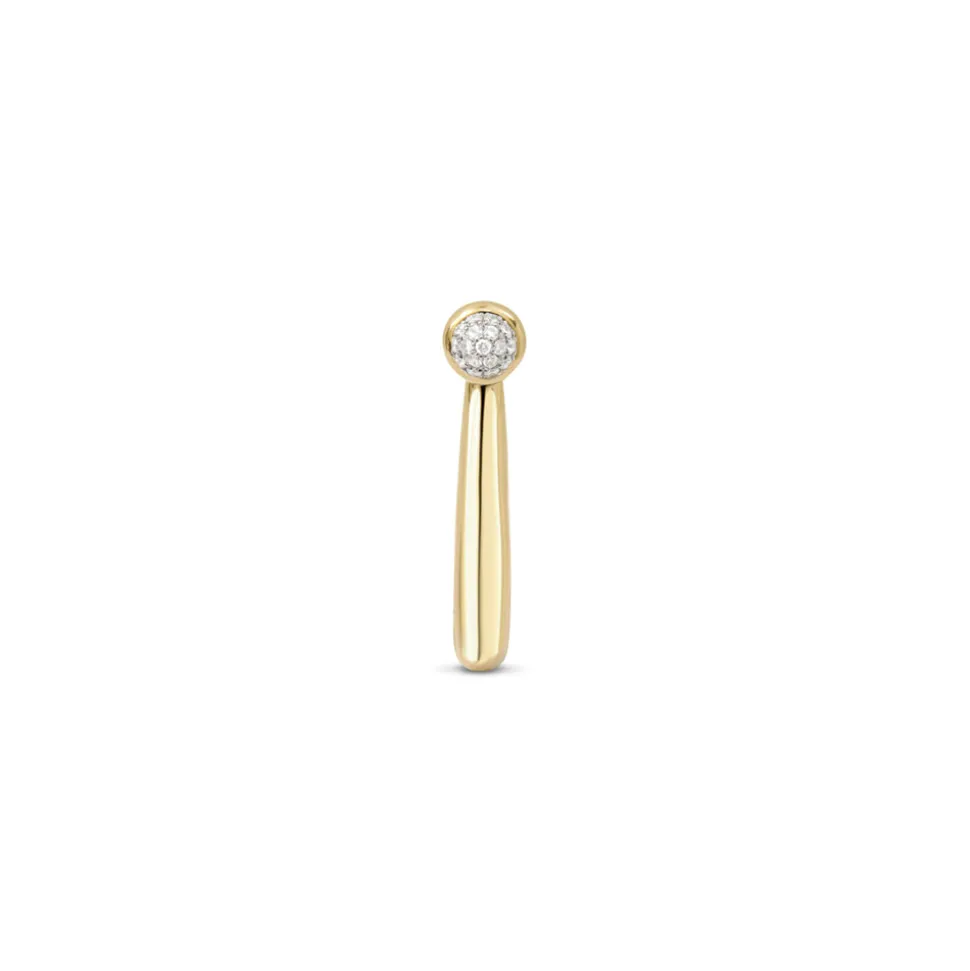 Small Hoop Ball Earrings