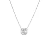 Small Illusion Asscher Diamond Pendant