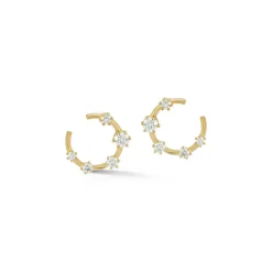 Small Kismet Diamond Hoops
