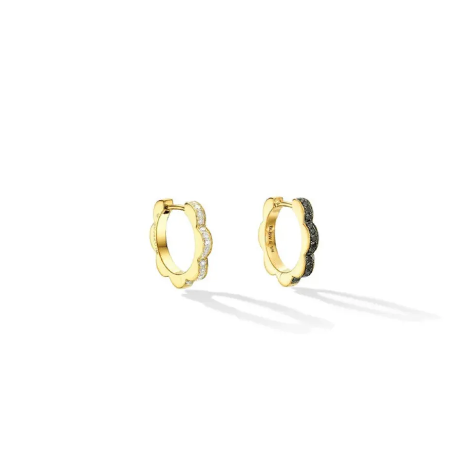 Small Triplet Hoop Earrings