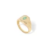 Spade Warisan Minor Emerald Signet Ring