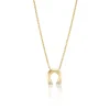 Tiny Horseshoe Pendant