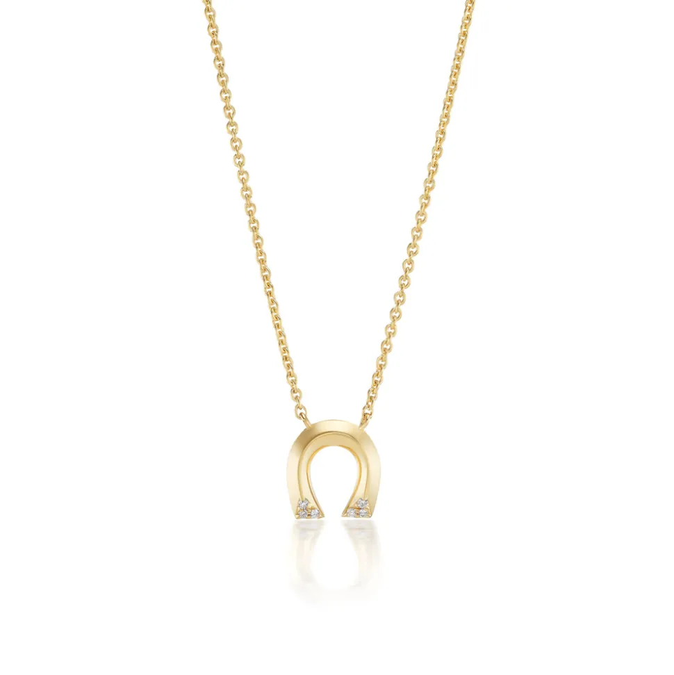 Tiny Horseshoe Pendant