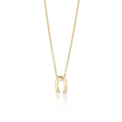 Tiny Horseshoe Pendant
