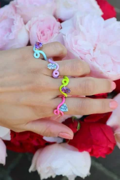 Trillion Amethyst Vine Ring