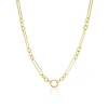 Trombone Link Chain Necklace