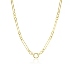 Trombone Link Chain Necklace